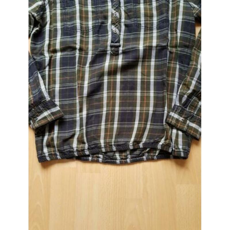 Donker groene Bien Bleu blouse maat L