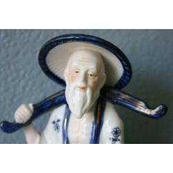 Porseleinen beeld Chinese visser