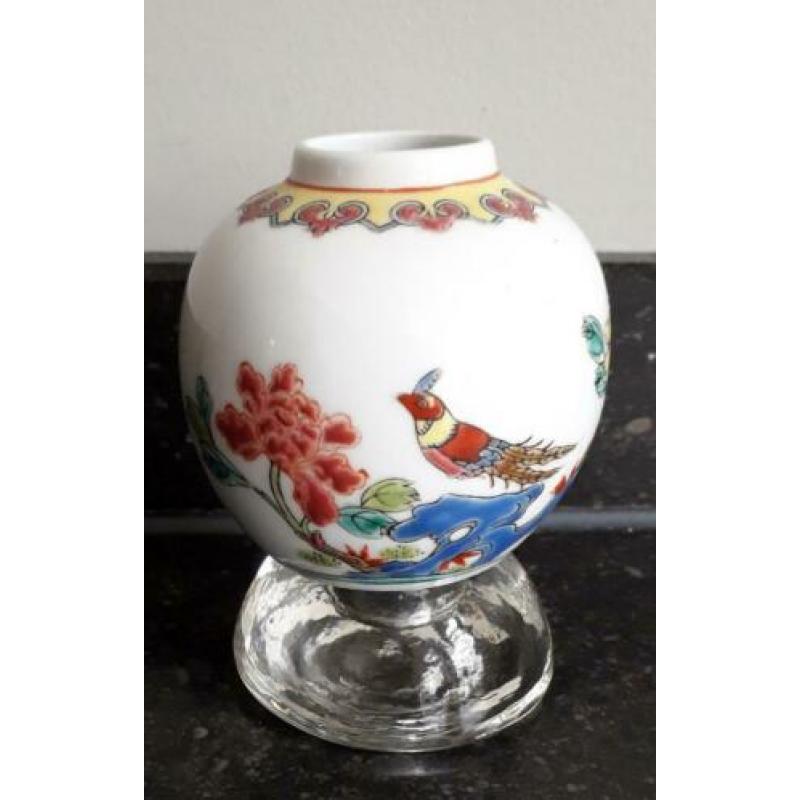 Vintage gemberpotje/vaasje Jingdezhen China, 60- Er jaren