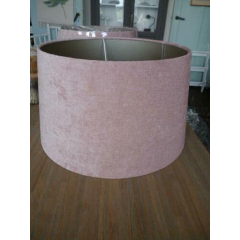 Velvet roze lampenkap, groot