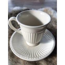 Wedgwood Edme koffiekopjes plus schotel