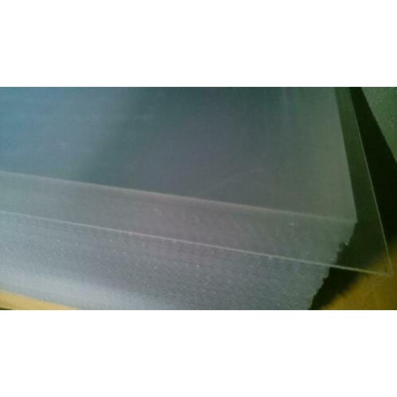 plexiglas platen heldere of witte 2mm 2.5,mm 3mm 4mm 5mm dik