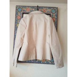 Dames jas leer maat 40 zgan