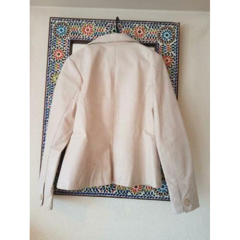 Dames jas leer maat 40 zgan