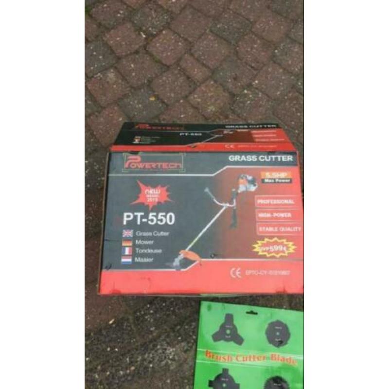 Nieuwe bosmaaier van powertech