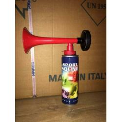 Luchthoorn/stadion toeter op gas te koop