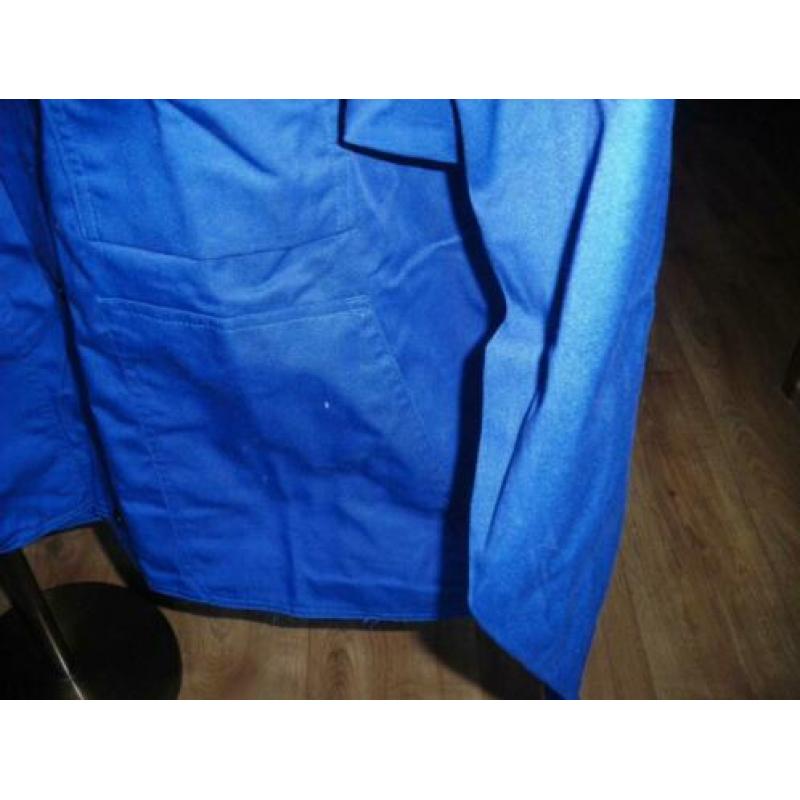 NIEUW,cobalt blauwe heren (werk) jack maat L