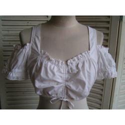 tiroler dirndl jurk schort blouse maat 34 nr LL 773