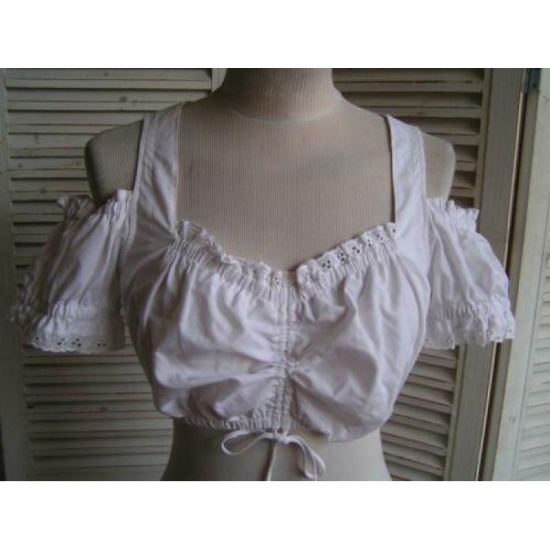 tiroler dirndl jurk schort blouse maat 34 nr LL 773
