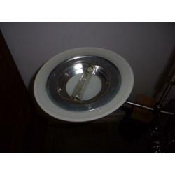 Halogeen hanglamp , 2 schotels , met dimmer