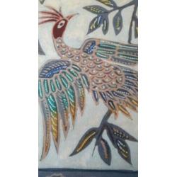 Ingelijste batik