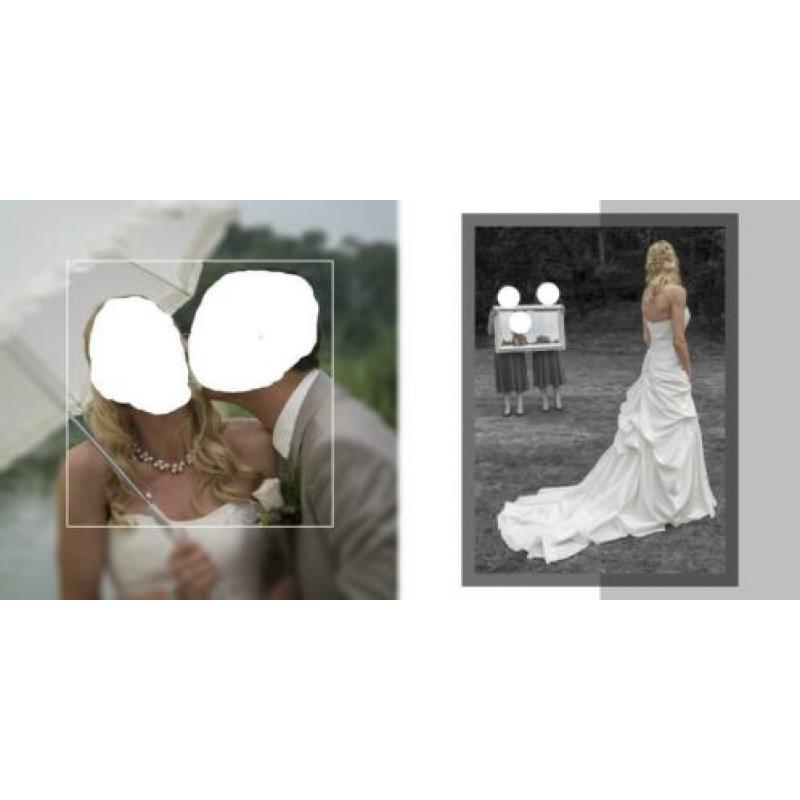 Prijs verlaagd! Prachtige trouwjurk + extra's