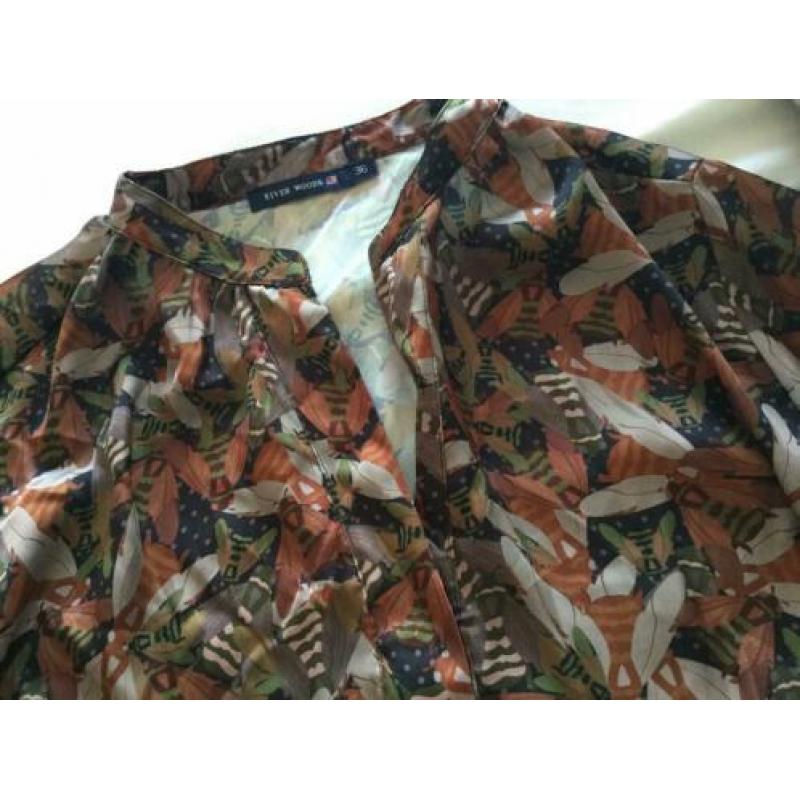 River Woods blouse maat 36 Riverwoods