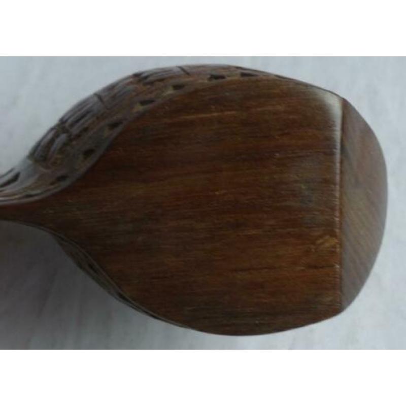 HOUTEN KOM BOOTJE MODEL * Mooi Bewerkt *