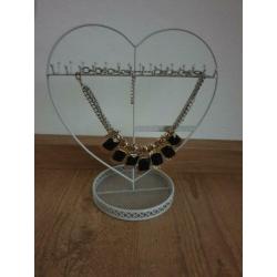 STATEMENT KETTING - NECKLACE - Zilver, Goud, Zwart
