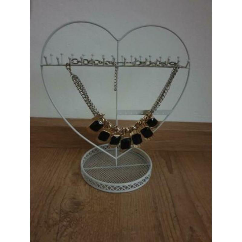 STATEMENT KETTING - NECKLACE - Zilver, Goud, Zwart