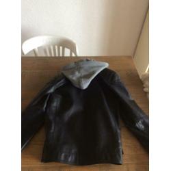 Leren jas H&M mt 164 2x gedragen