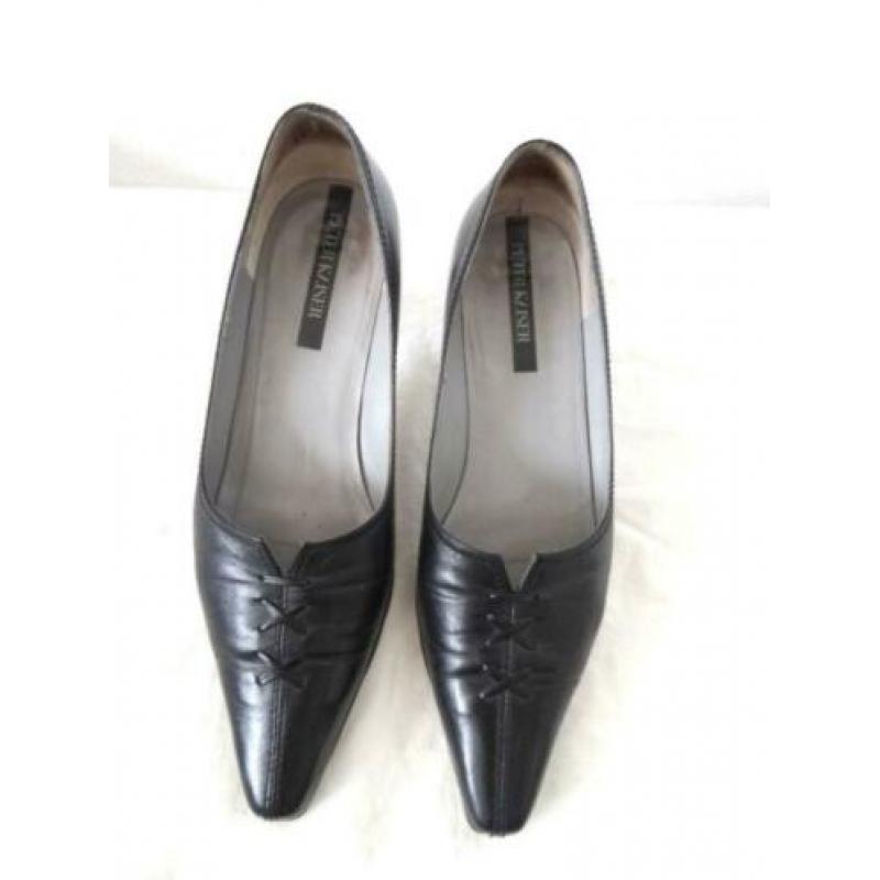 Schoenen zwart merk PETER KAISER 3=mt 36 nieuwstaat leder