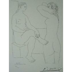 Picasso Lithografie "Suite Vollard Nr LXXX" SPADEM Ges Gel