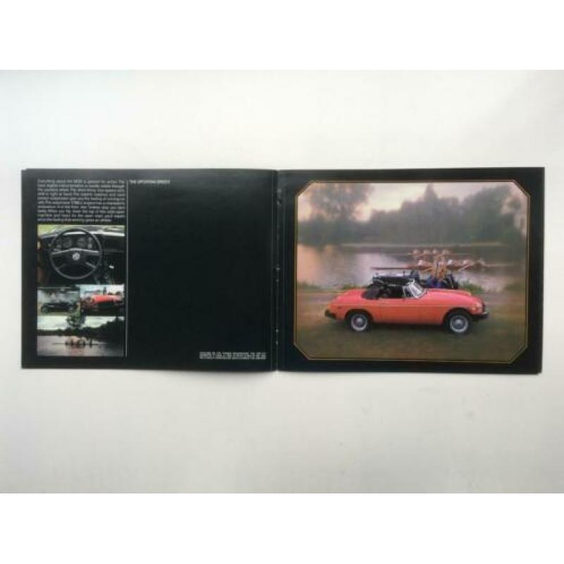 1979 MG B 1979 MGB Rubber Bumper – USA Folder / Brochure