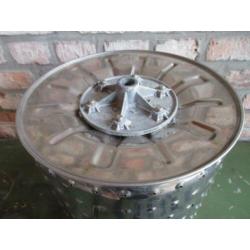 Vintage centrifuge trommel leuk om lamp van te maken