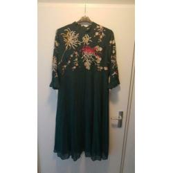 Donker groene ASOS jurk maat 46