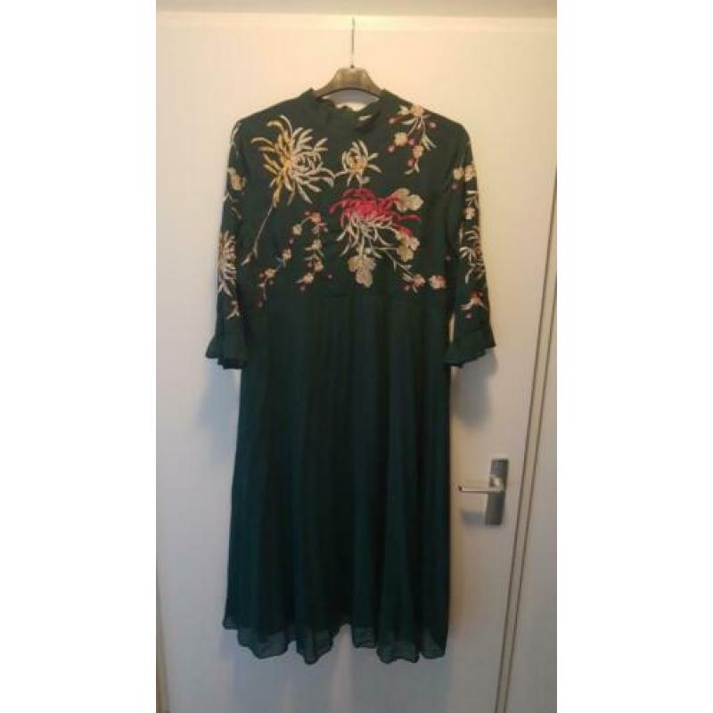 Donker groene ASOS jurk maat 46
