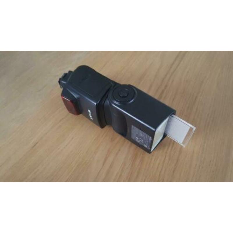 Sony HVL-F42AM Flitser + hoes, omni bounce en slave voet