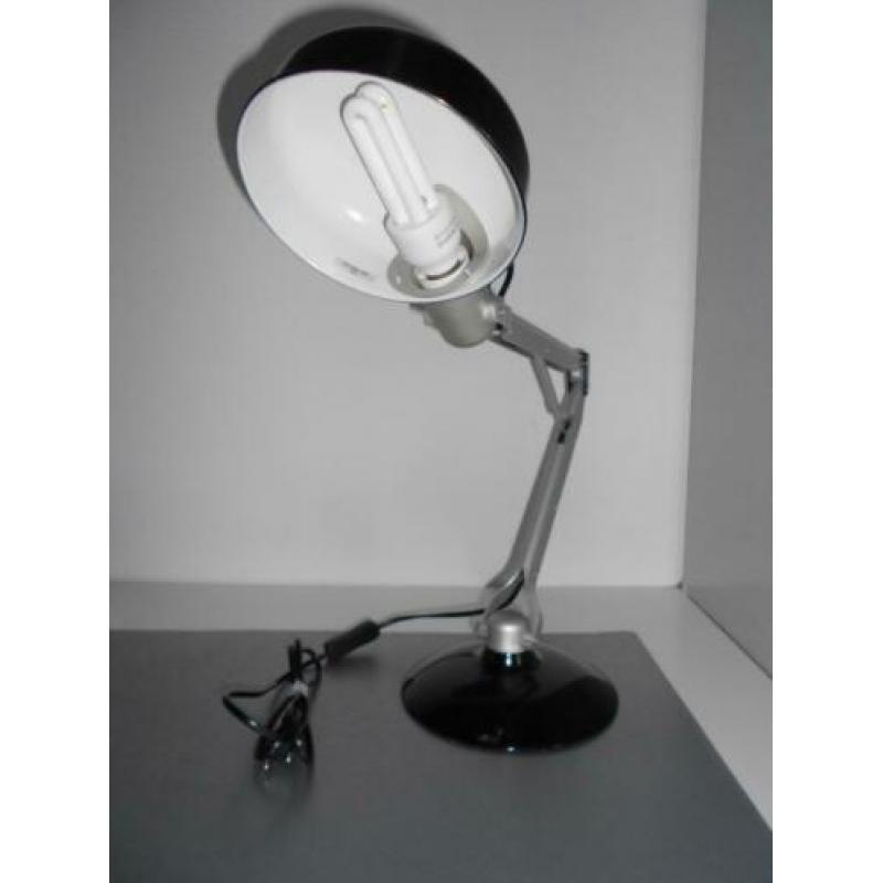 Industrieele anglepoise style tafel/bureau lamp