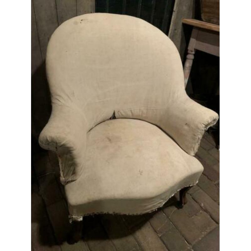 Brocante stoel.