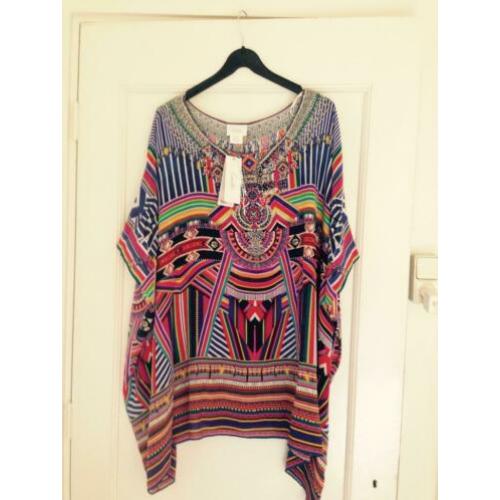 NIEUW Camilla zijden kaftan dress / short dress 0/S