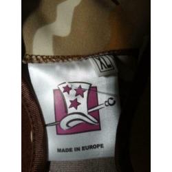 Leuke beige/bruin LEGER/ARMY/DESERT STORM jurkje