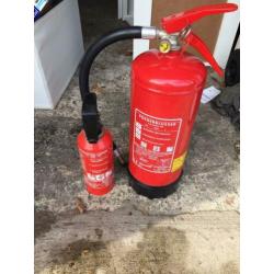 Brandblusser groot en klein gratis afhalen