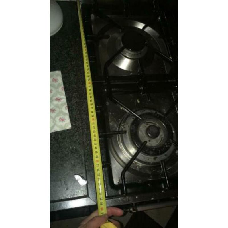 Boretti fornuis met grote oven 6 pits 60cmx90cm