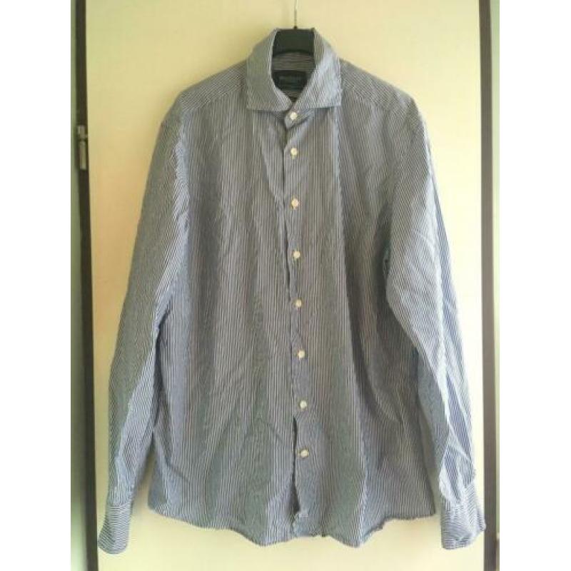 Hackett London overhemd gestreept strepen XL 43 44