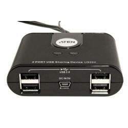 us224 2-port usb 2.0 peripheral sharing device