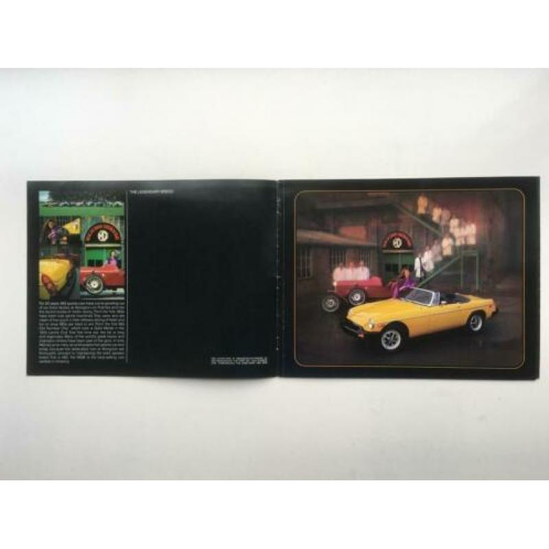 1979 MG B 1979 MGB Rubber Bumper – USA Folder / Brochure