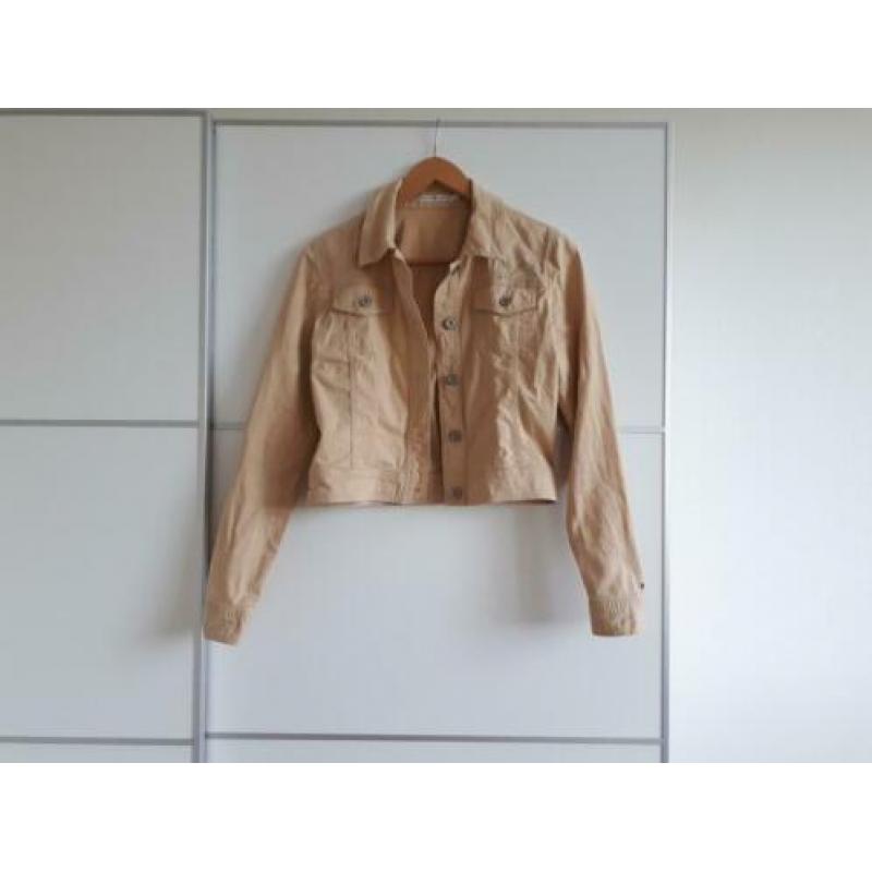 Tommy Hilfiger beige spijkerjasje maat 8