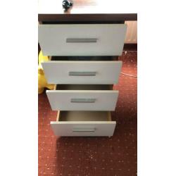 bureau tafel (75/145/60) met kastje en lades
