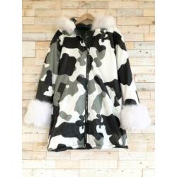 Pinka winterjas camouflage, maat 36/38/40 - wyp