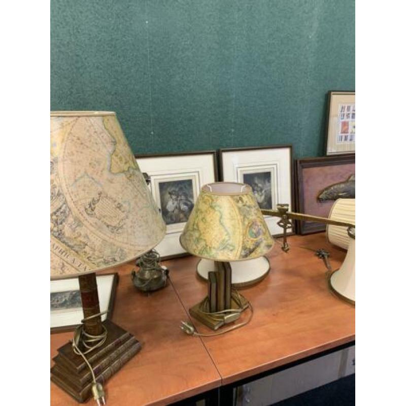 Diverse lampen, schemerlamp, hanglampen, staande schemerlamp