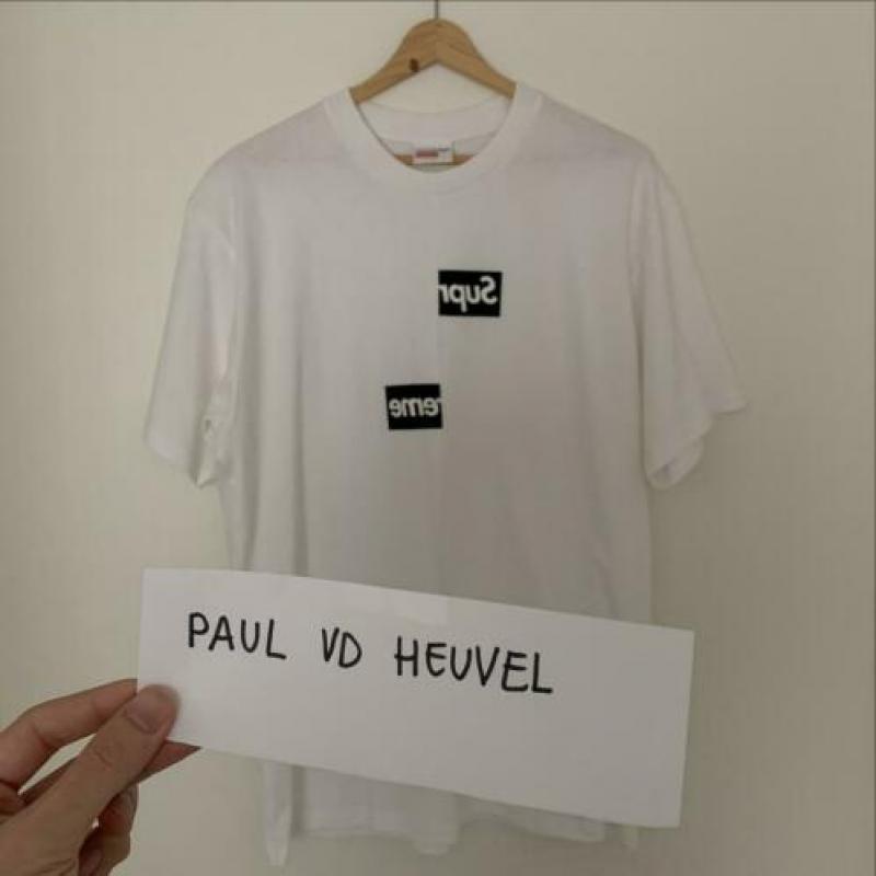 Supreme / CDG Split Box Logo Tee - Large