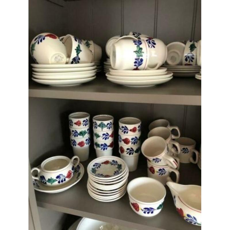 Boerenbont servies compleet