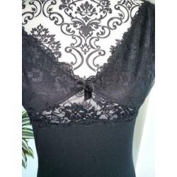 Lingerie jurkje | zwart | Mt l | € 5
