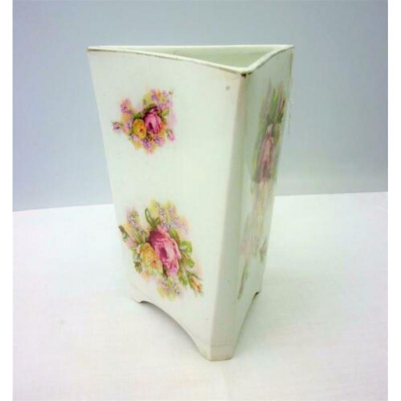 Opruiming Antieke vaas met rozen uit 1907 WILKINSON / A1439
