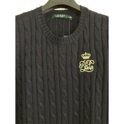 RALPH LAUREN kabeltrui mt (S/M) NIEUW