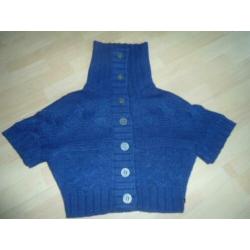 Gracia; Leuk kort vestje/bolero met col; maat S