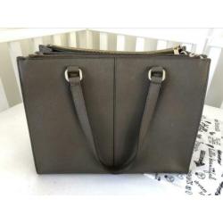 Tas van DKNY legergroen/bruin