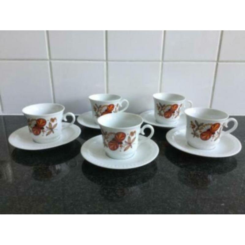 Schumann Arzberg Bavaria Germany koffieservies met vlinders