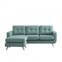 Palatina hoekbank links blauw van € 649 NU € 350